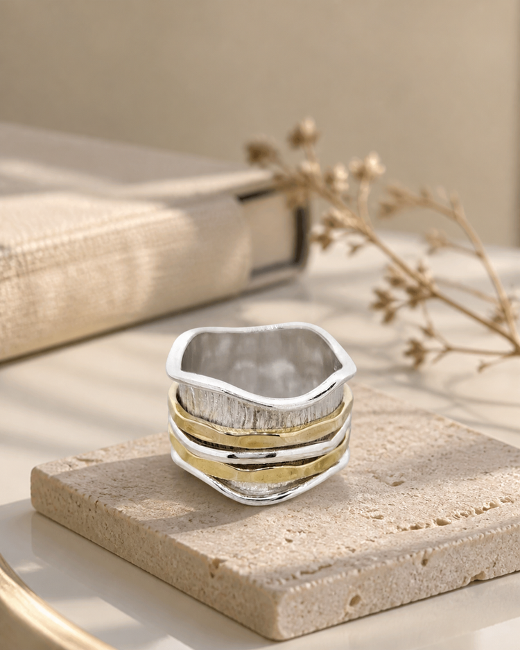 Faith spinning ring from the PJ Luxe featured favourites collection