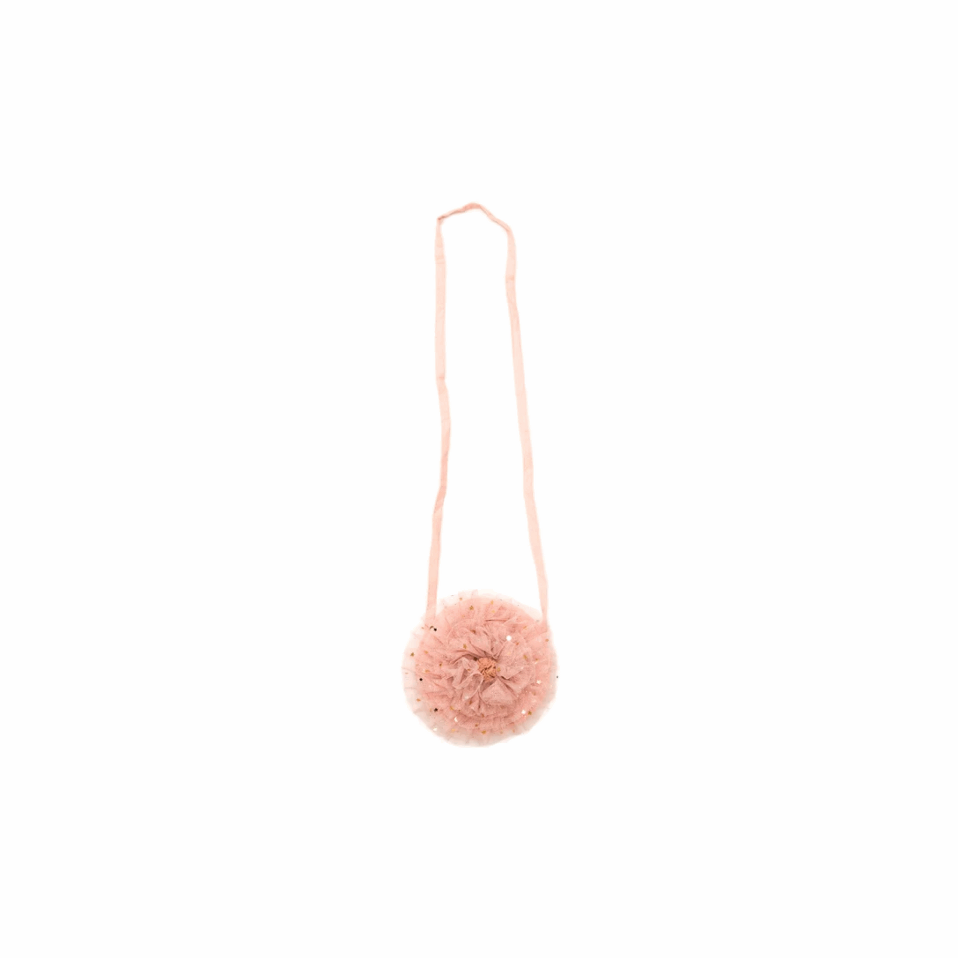 Pixie Dust Tulle Ruffle Bags in Antique Cream & Champagne Pink