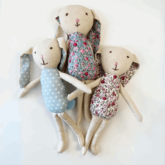 Handcrafted Bonnie Bunnies from Miss Rose Sister Violet