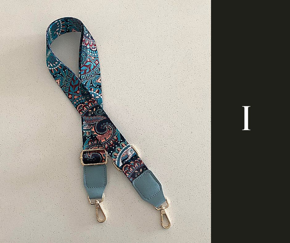 Cross Body Bag Shoulder Straps - Bohemian Guitar Style
