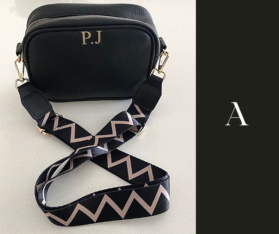 The image showcases a collection of Luxe Bohemian Guitar Style Shoulder Straps laid out horizontally. Each strap is adorned with vibrant, intricate patterns, featuring a mix of geometric shapes and vivid colors that exude a bohemian aesthetic. The straps are finished with sturdy hardware, suggesting a functional yet fashionable accessory designed to complement and enhance a variety of handbags or travel items. The overall presentation is rich and colorful, aligned with a luxurious and eclectic style